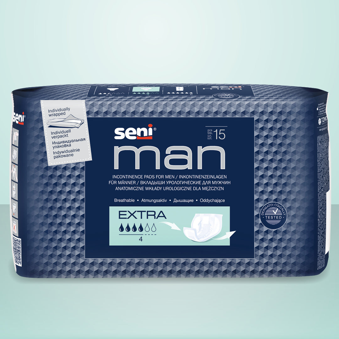 Seni® Man Einlagen Extra (5 x 15 Stk.)