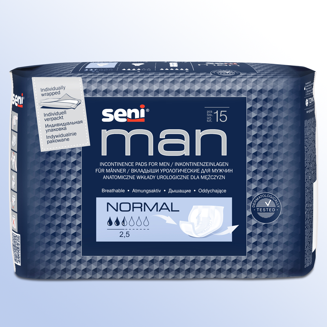 Seni® Man Einlagen Normal (5 x 15 Stk.)