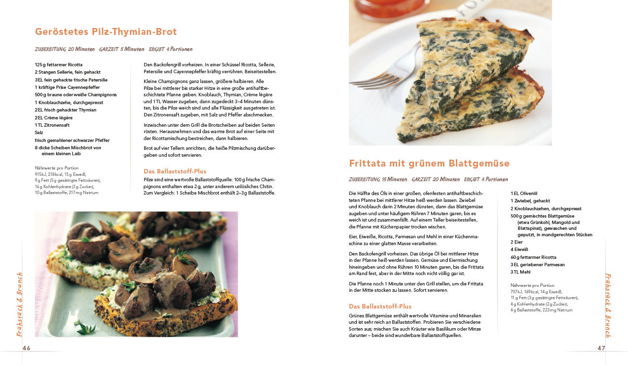 Gesund kochen mit Ballaststoffen