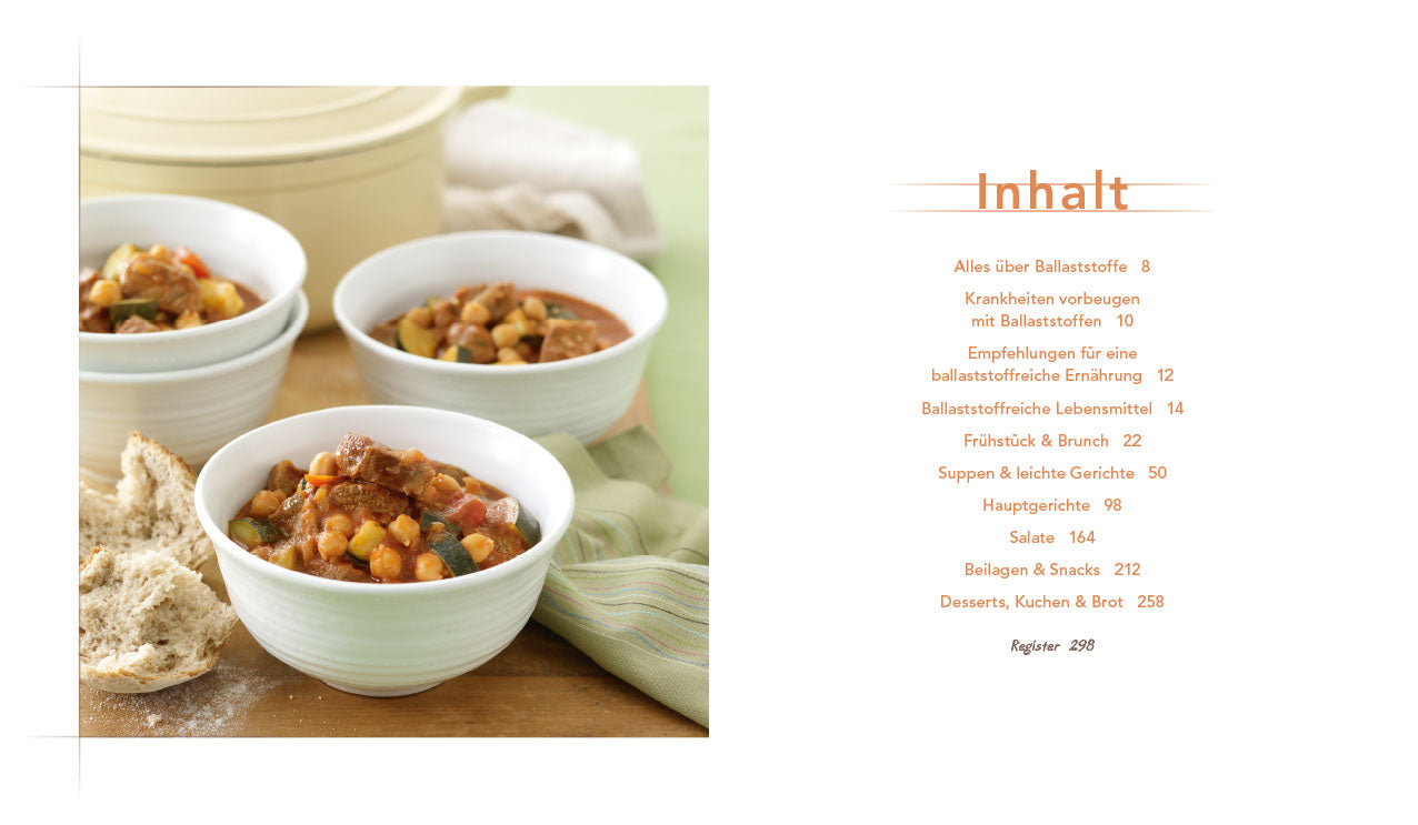 Gesund kochen mit Ballaststoffen