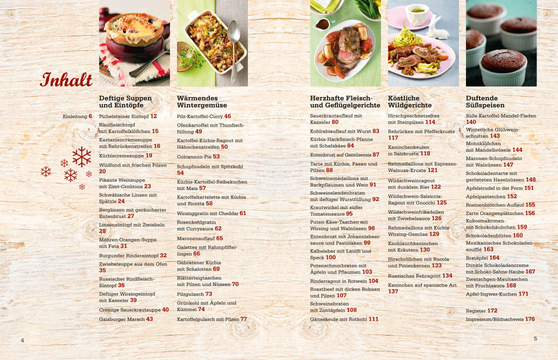 Winterküche - wärmende Rezepte für die kalte Jahreszeit