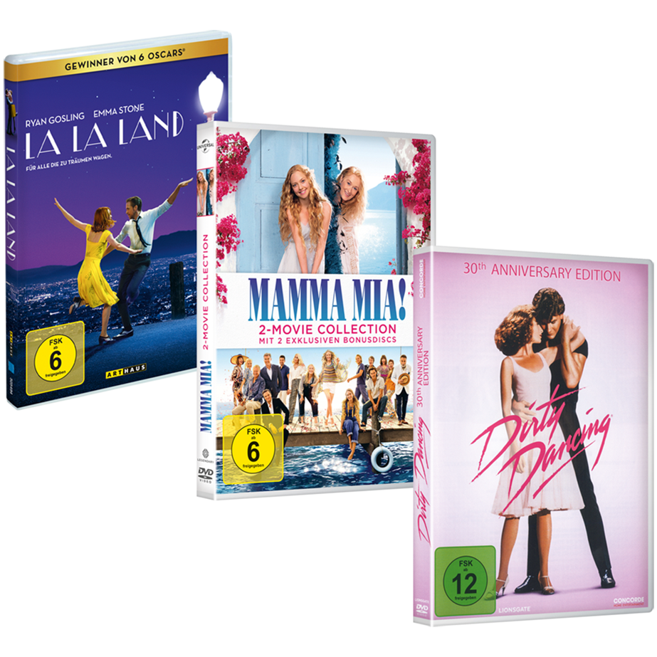 Die schönsten Tanzfilme: La La Land, Mamma Mia!, Dirty Dancing