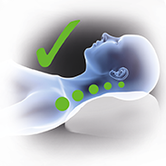 Selbstreinigendes viskoelastisches Kissen