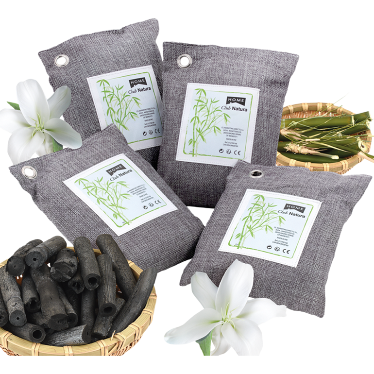 Bamboo-Entfeuchter-Kissen (4er Set)