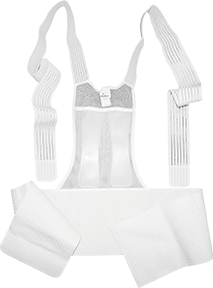 Geradehalter mit Stützgürtel