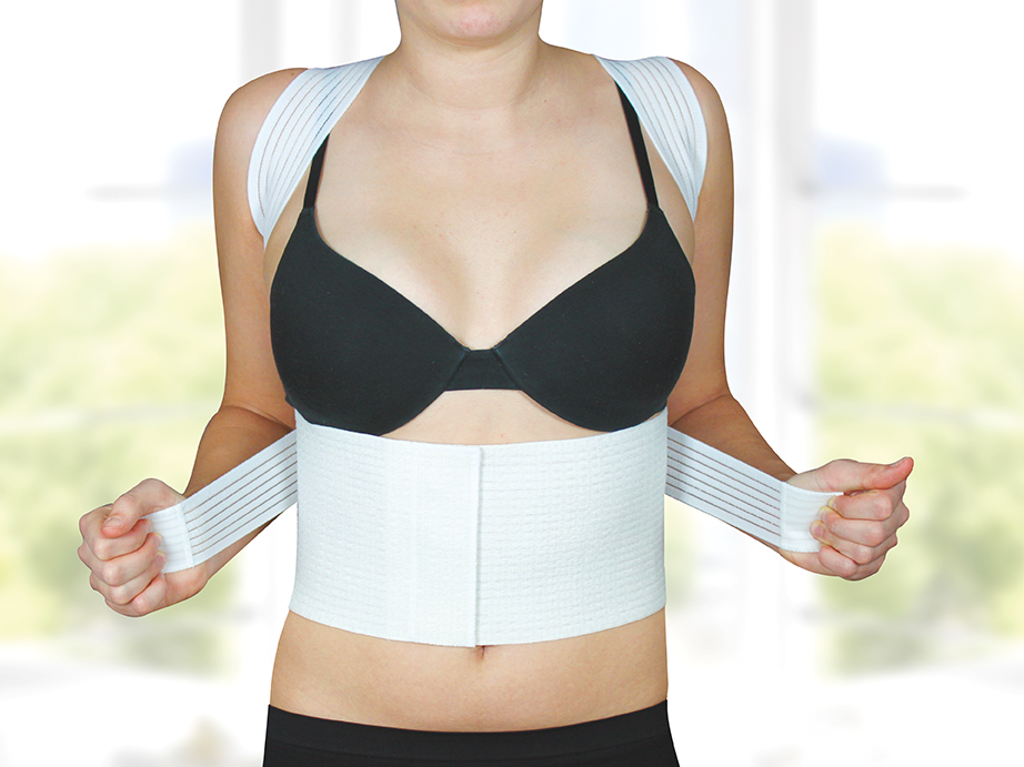 Geradehalter mit Stützgürtel