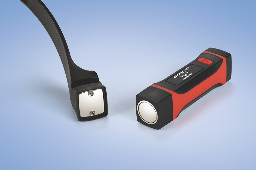 Halslampe mit abnehmbaren Magnetleuchten