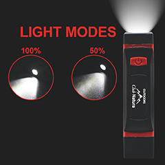 Halslampe mit abnehmbaren Magnetleuchten