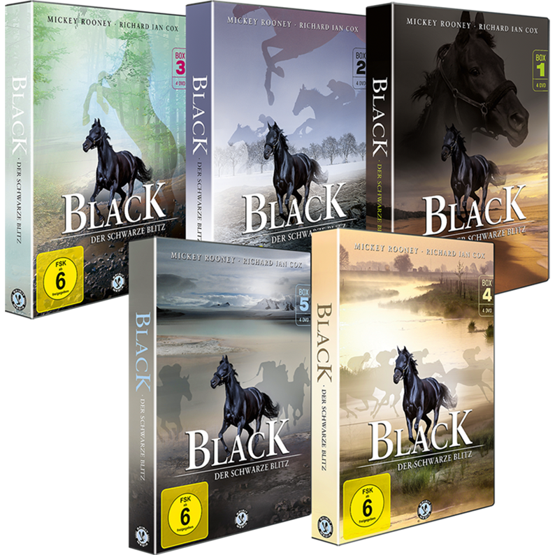 Black - Der schwarze Blitz: komplette Serie für Pferde-Fans und Fans des Reitsports