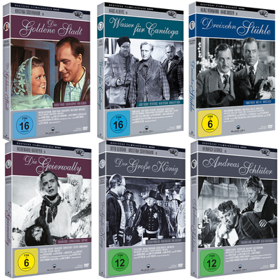 Deutsche Filmklassiker mit unvergesslichen Stars der 30er, 40er, 50er Jahre