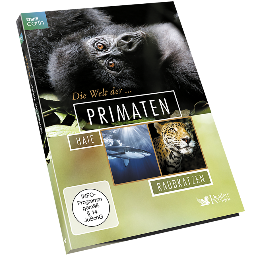 Die Welt der Primaten, Haie und Raubkatzen