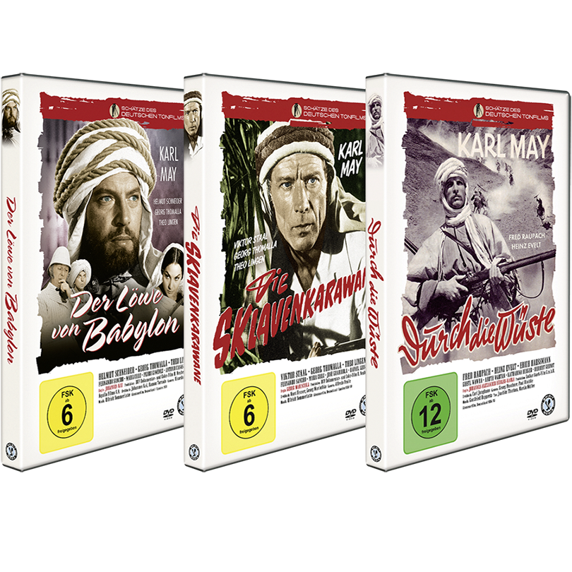 Karl-May-Filmschätze: Der Löwe von Babylon, Die Sklavenkaravane, Durch die Wüste