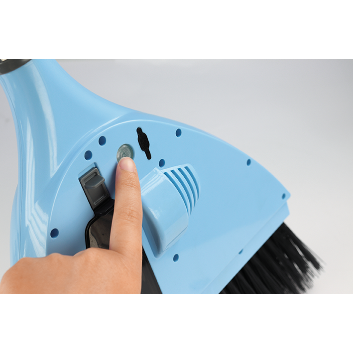 2 in 1 Besen mit Saugfunktion