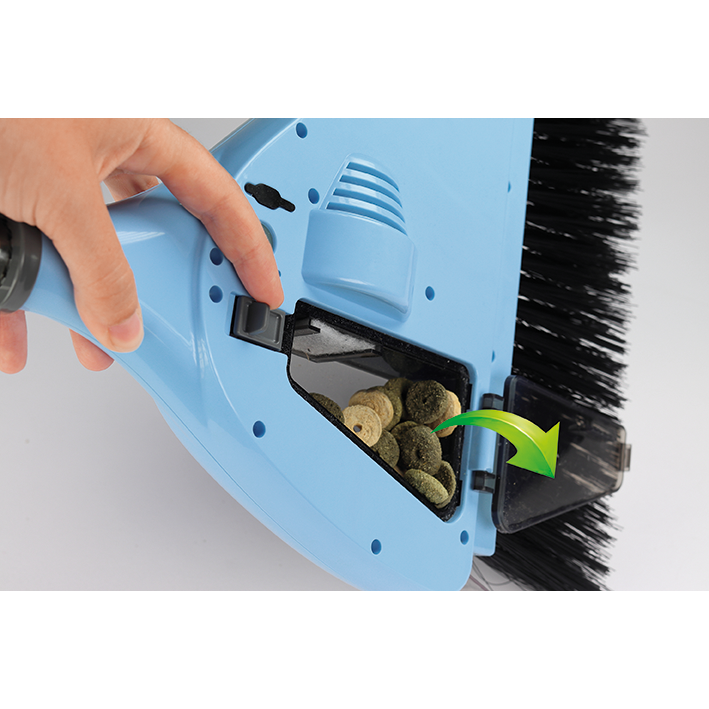 2 in 1 Besen mit Saugfunktion