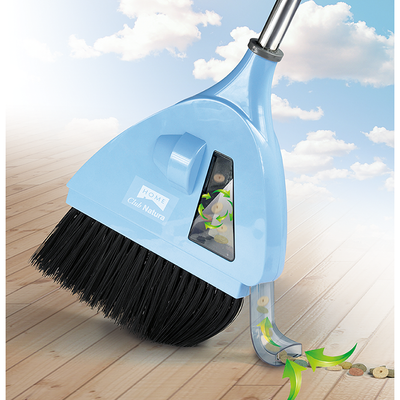 2 in 1 Besen mit Saugfunktion