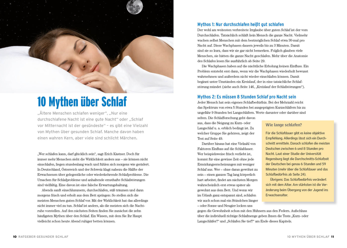 Ratgeber Gesunder Schlaf