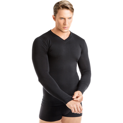 HERREN THERMO-T-SHIRT MIT MERINOWOLLE