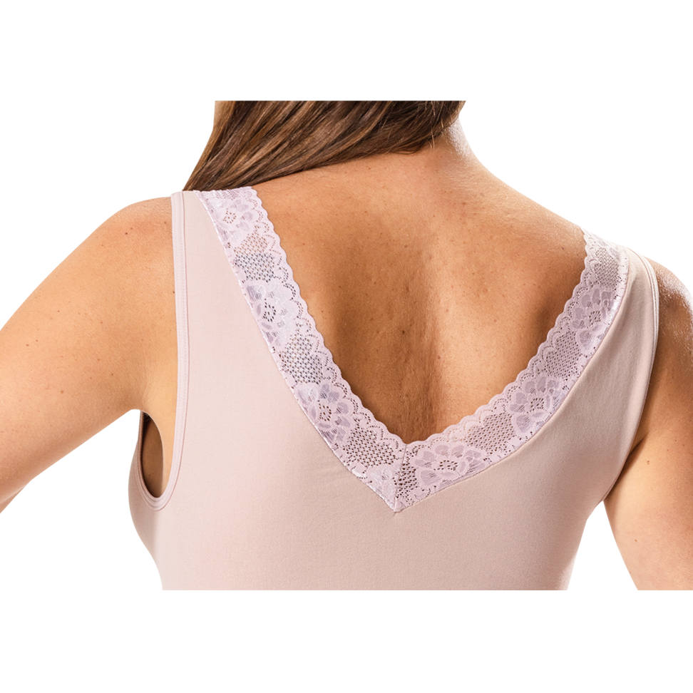 Shapingunterhemd mit zarter Spitze