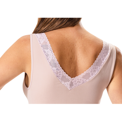 Shapingunterhemd mit zarter Spitze