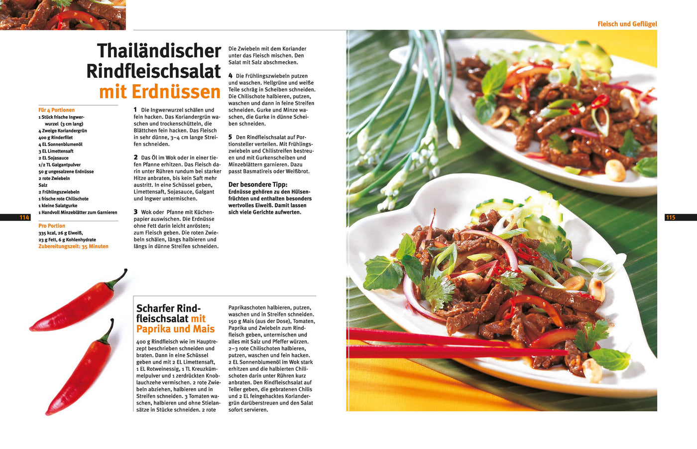 Grillvergnügen und Salatgenuss